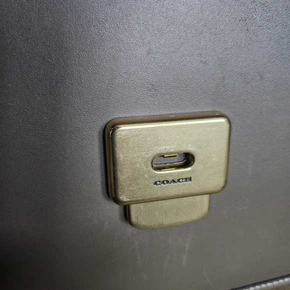 Coach Rogue Top Handle Dark Stone Bag - Picture 3 of 14